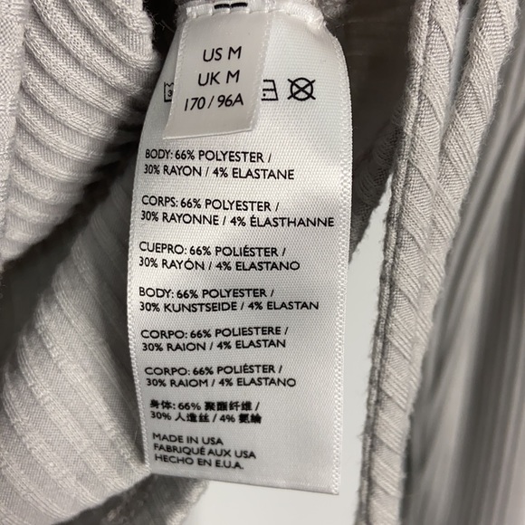 Urban Outfitters Ribbed Long Sleeve Top with Drawstring Sides Detail - Picture 8 of 11